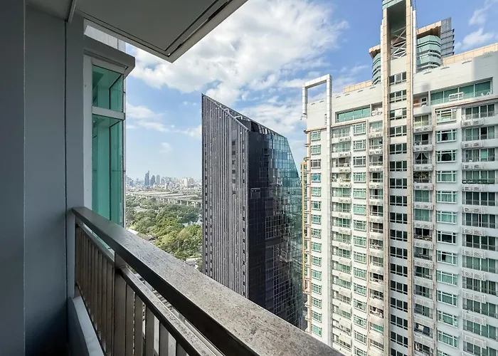 Luxurious High-rise - Ultra Fast Wifi - Mrt Petchaburi *