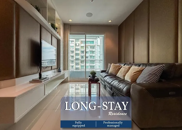 Luxurious High-rise - Ultra Fast Wifi - Mrt Petchaburi Appartement Bangkok