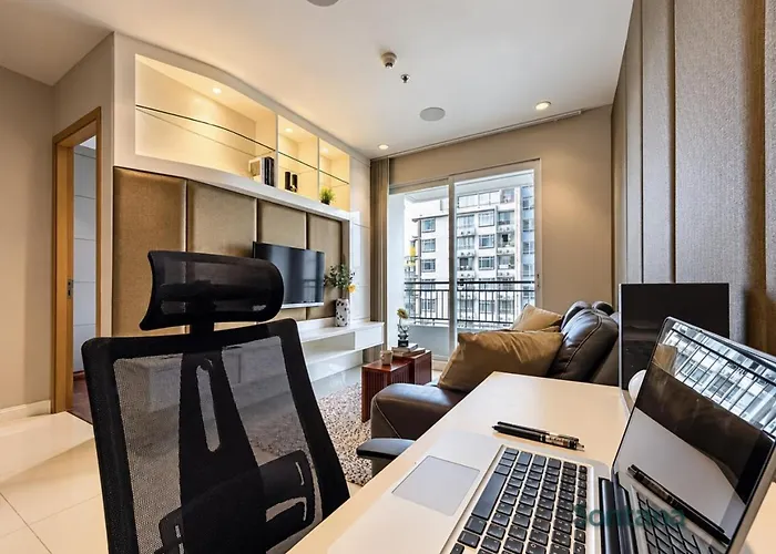Luxurious High-rise - Ultra Fast Wifi - Mrt Petchaburi Appartement