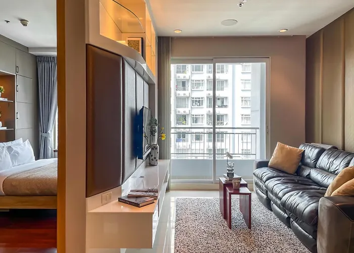 Luxurious High-rise - Ultra Fast Wifi - Mrt Petchaburi Appartement Bangkok