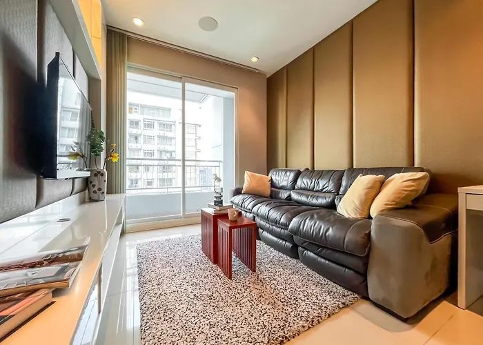 Luxurious High-rise - Ultra Fast Wifi - Mrt Petchaburi Bangkok