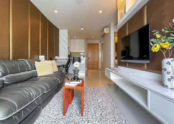 Appartement Luxurious High-rise - Ultra Fast Wifi - Mrt Petchaburi *