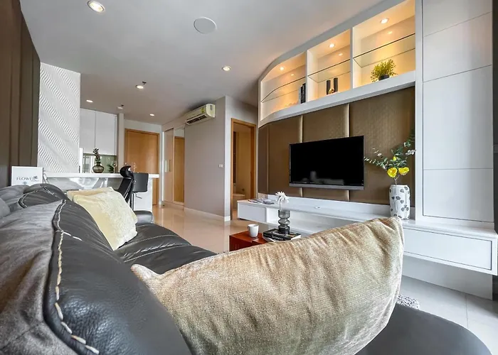Appartement Luxurious High-rise - Ultra Fast Wifi - Mrt Petchaburi