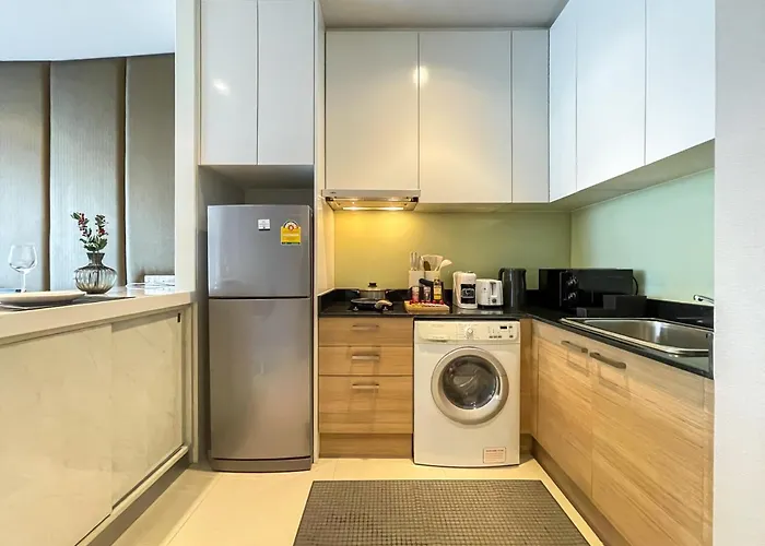 Luxurious High-rise - Ultra Fast Wifi - Mrt Petchaburi Appartement Bangkok