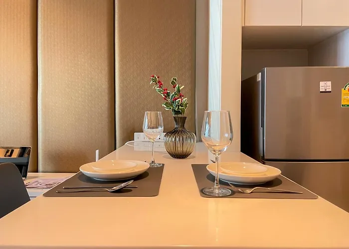 Luxurious High-rise - Ultra Fast Wifi - Mrt Petchaburi Bangkok