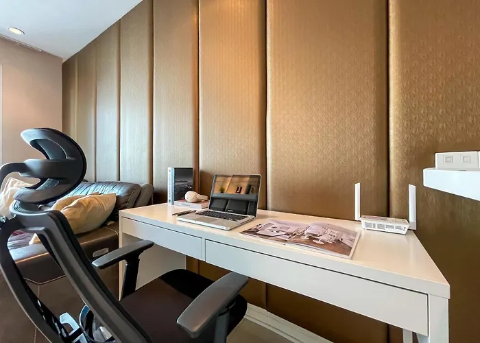 Luxurious High-rise - Ultra Fast Wifi - Mrt Petchaburi Appartement *