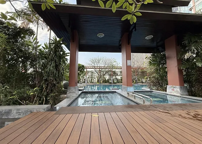 Appartement Luxurious High-rise - Ultra Fast Wifi - Mrt Petchaburi